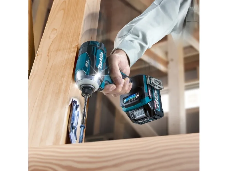 Makita TD001G - Støddriver - ledningfri - 600 W - 4-hastigheders - 1/4