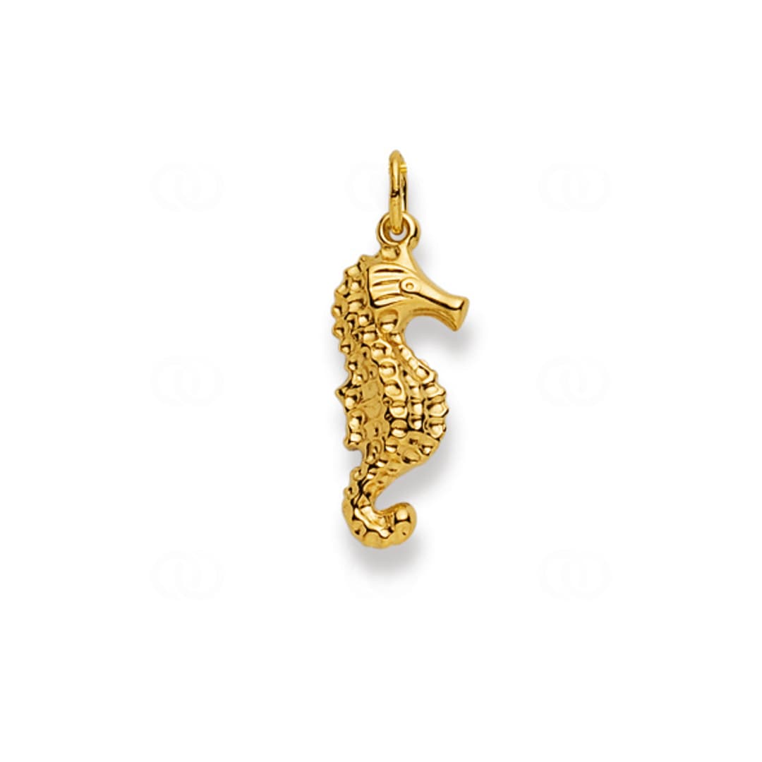 Anhänger 750/18 K Gelbgold Seepferd
