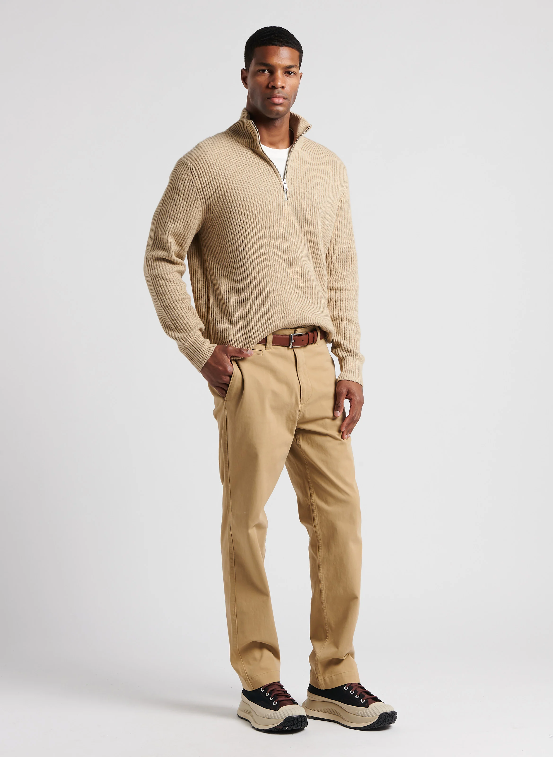 Ceinture en cuir | Marron