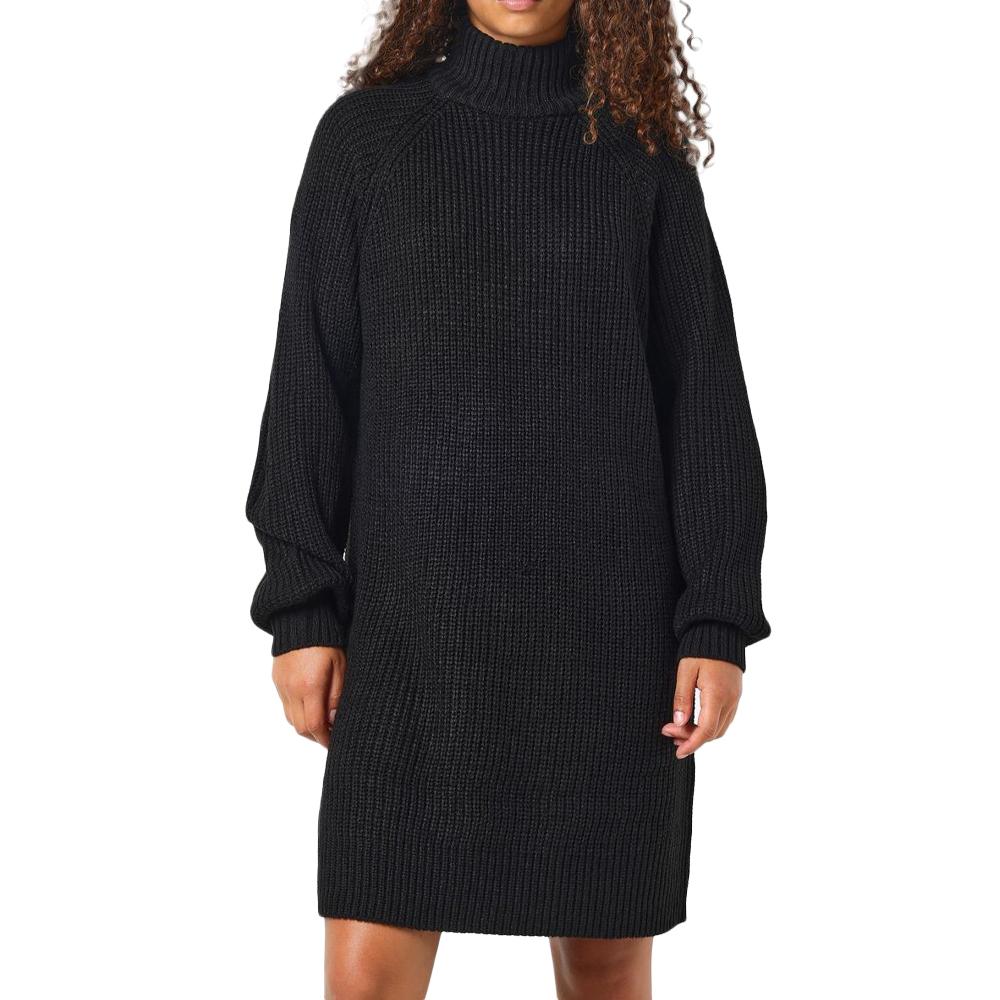 Noisy May Robe Pull en Maille Noir Femme Noisy May Timmy