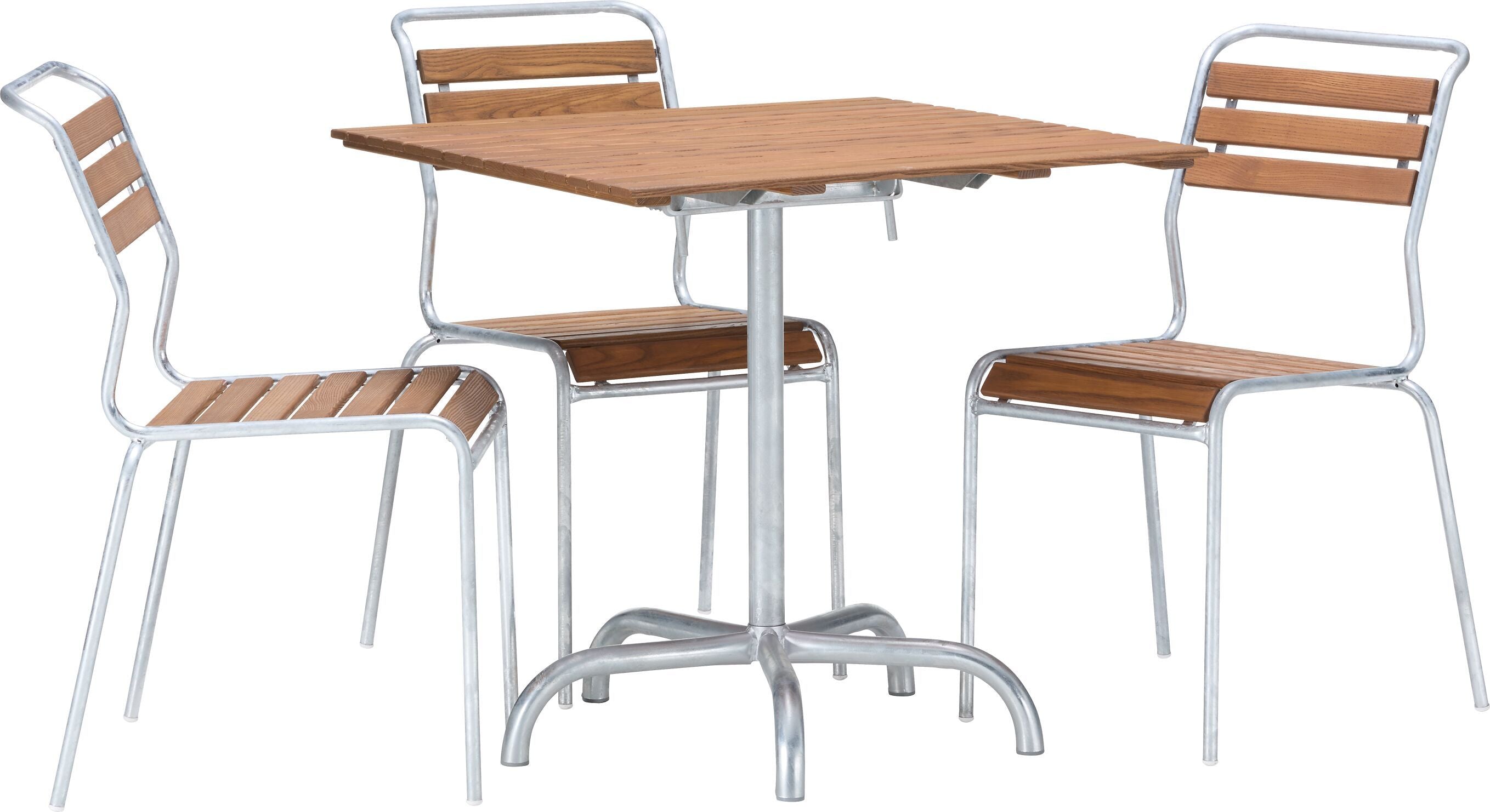 SÄNTIS Stuhl Eschenholz 42x52x84 - Esche / B: 44.0 cm x T: 60.0 cm x H: 85.0 cm