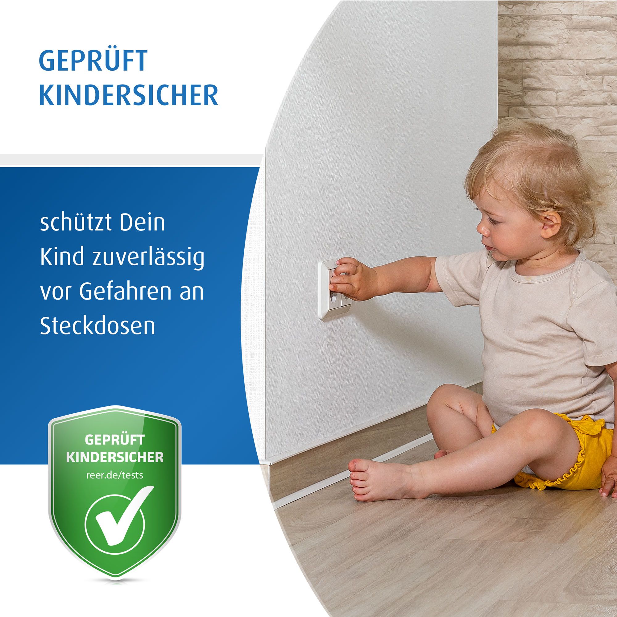 reer Steckdosenschutz zum Kleben