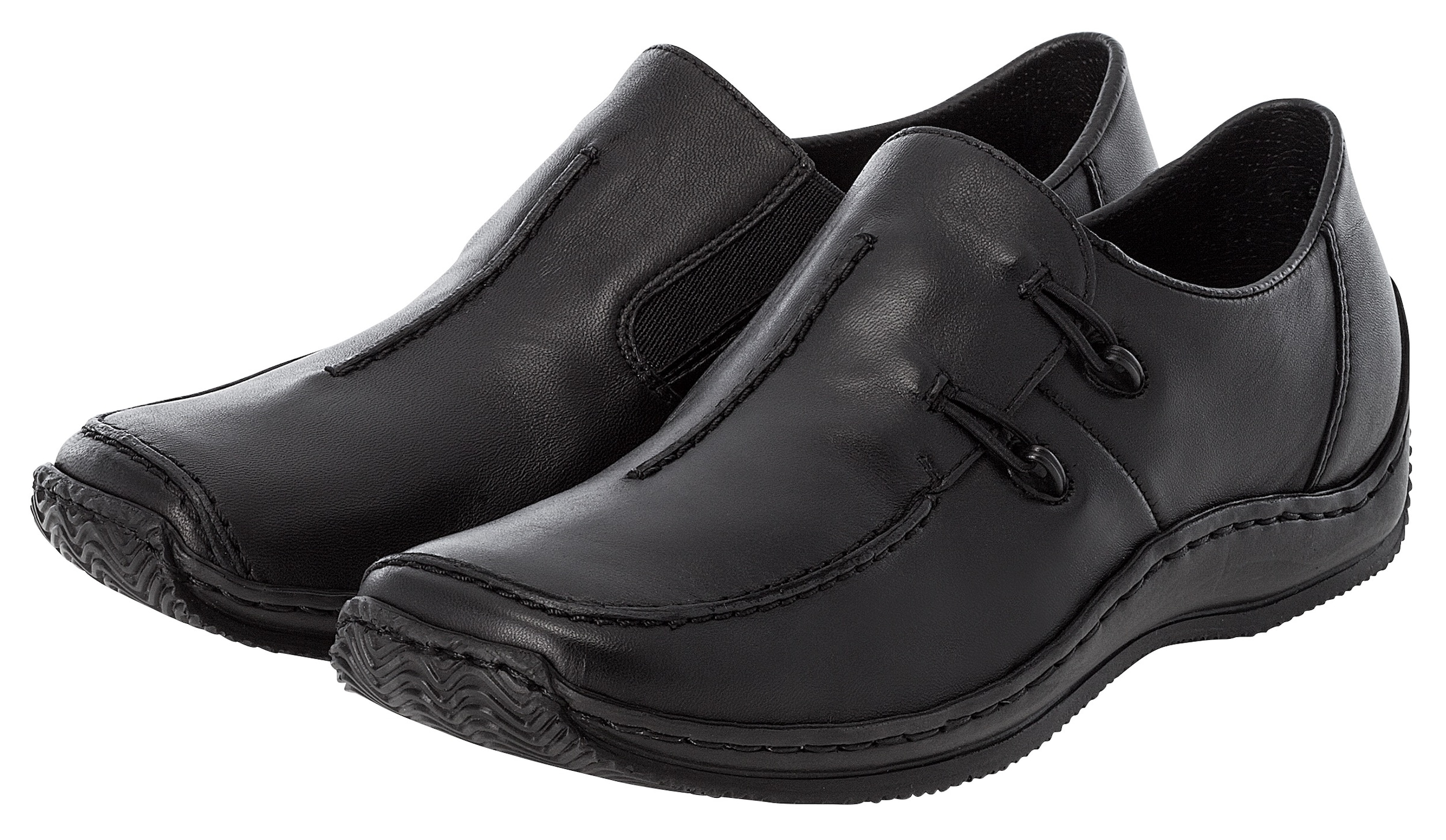 Rieker Slipper  Schlupfschuh, Freizeitschuh, Halbschuh mit Stretcheinsatz