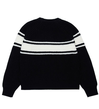 Marni Bluse - Uld - Sort m. Hvid