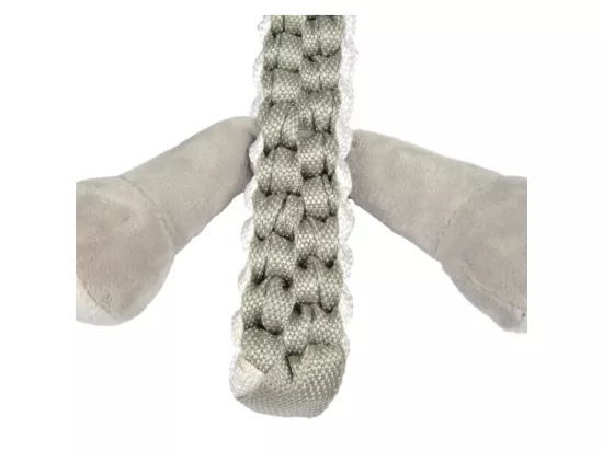 Jouet peluche Eléphant avec corde sonore pour chien 