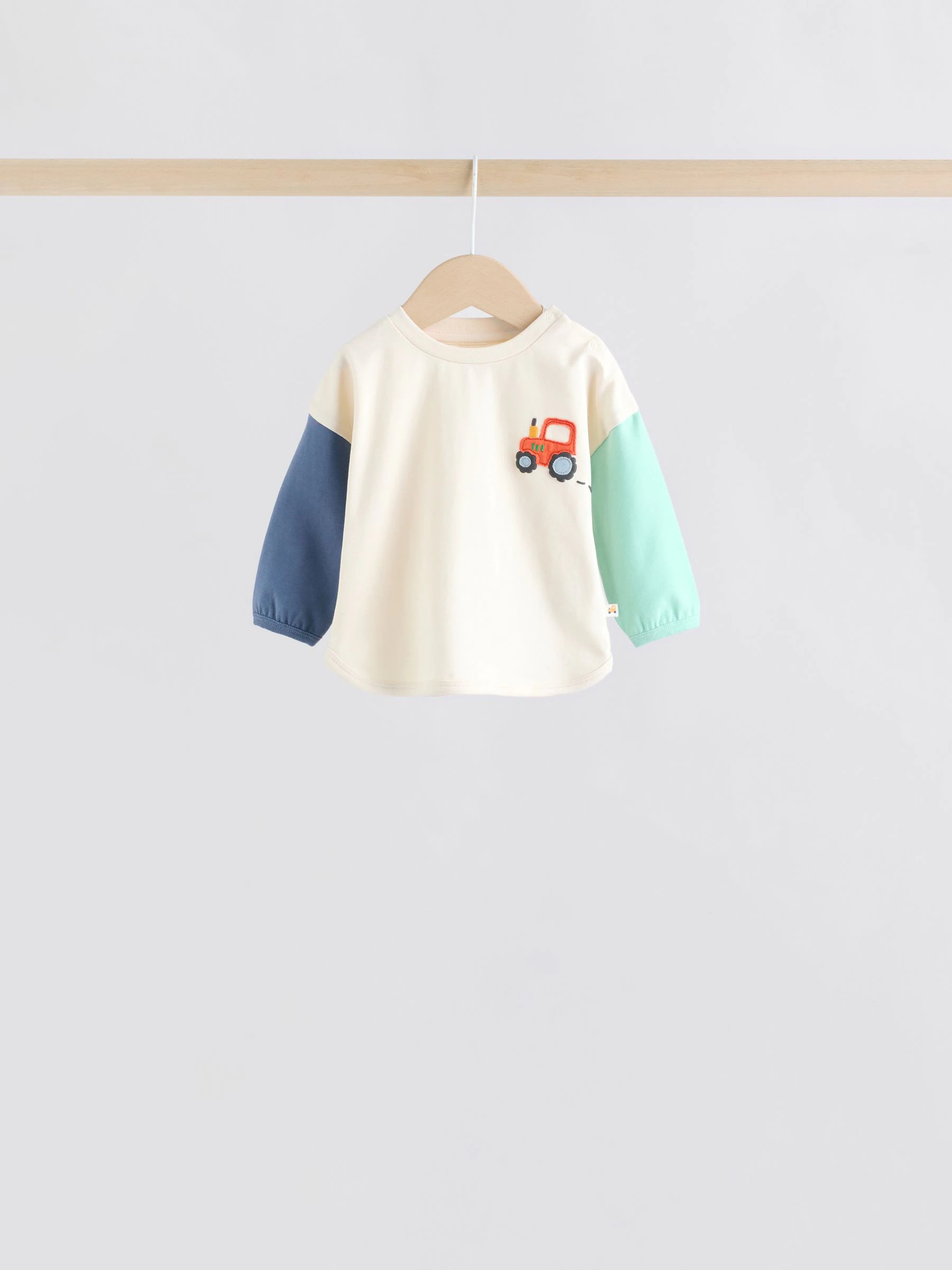 Felgekleurd met boerderijprint - Tops en Leggings 6 -delige babyset (0mnd-3jr)