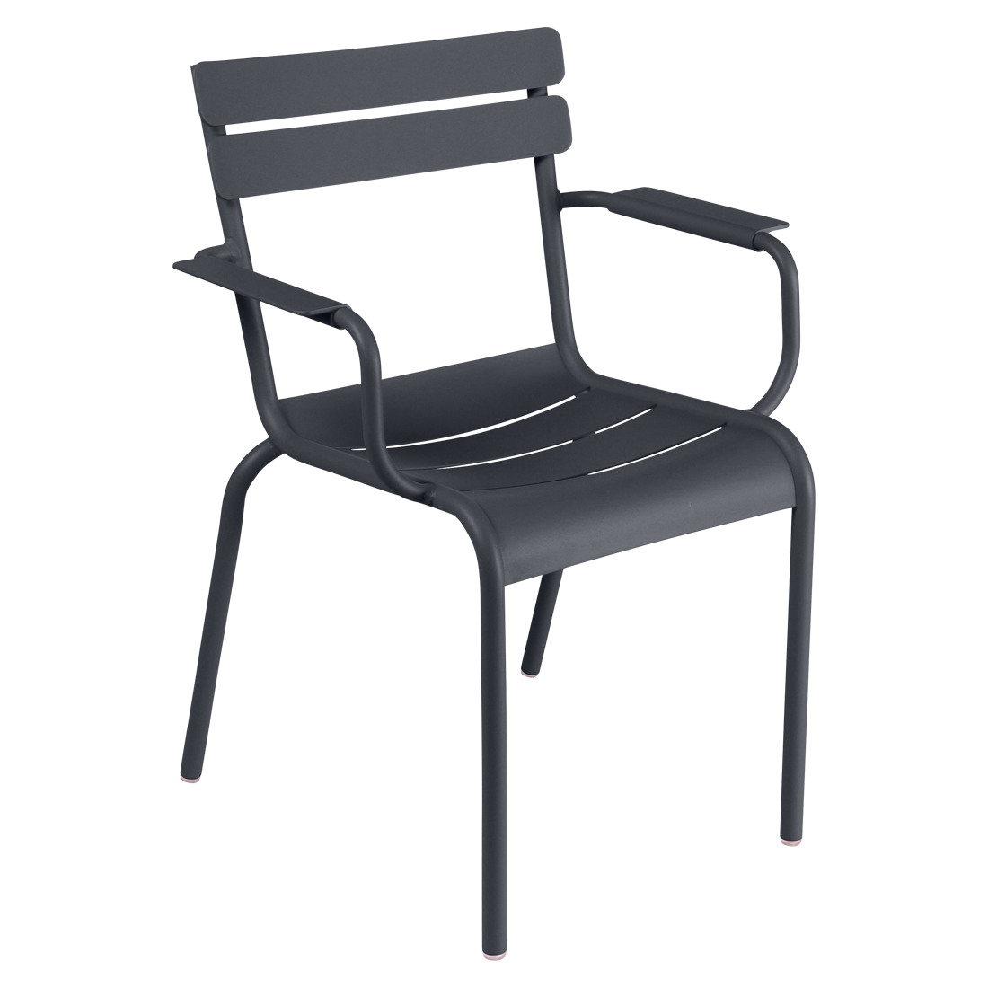 Tuinstoel Luxembourg met armleuning anthracite