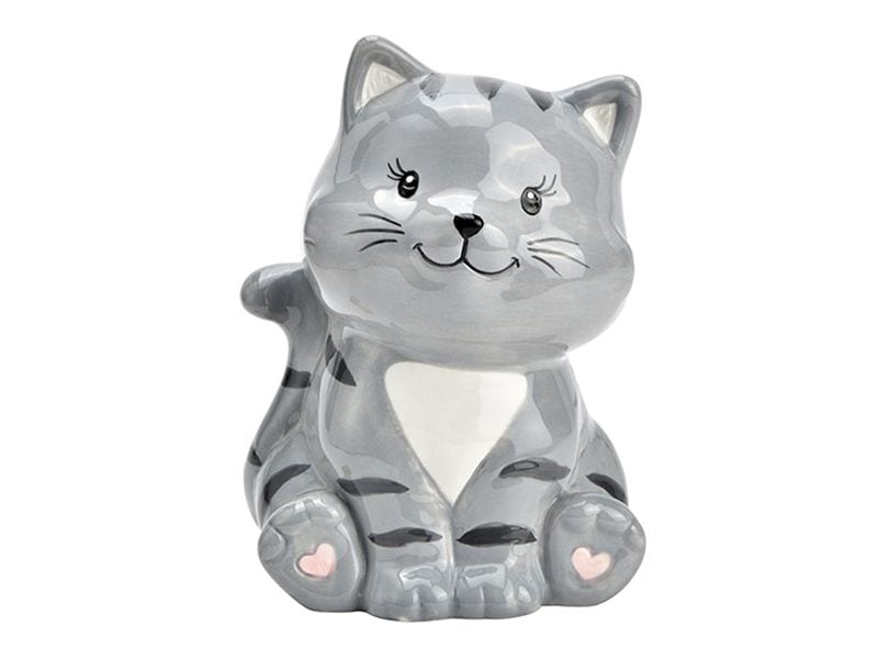 G. Wurm Spardose Katze 12 x 16 x 10 cm Sparkasse zum Aufbewahren von Geld
