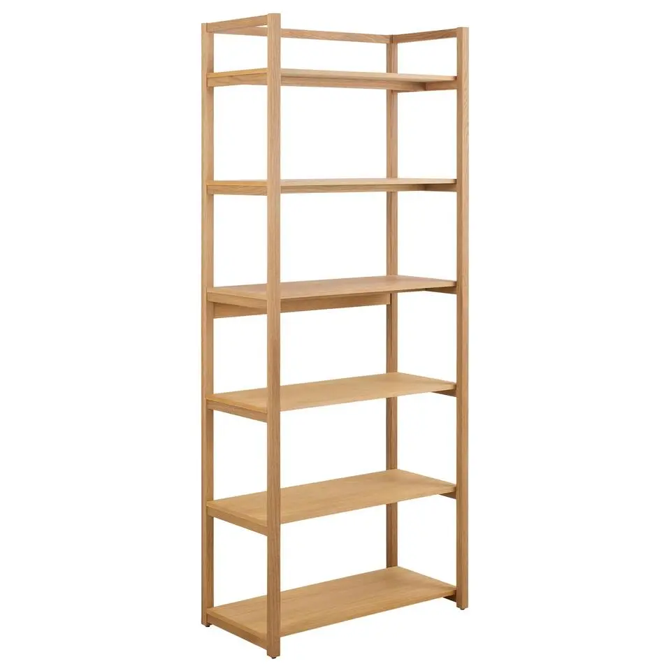 Boekenkast Naturel - 80x40x199,2cm - Mista