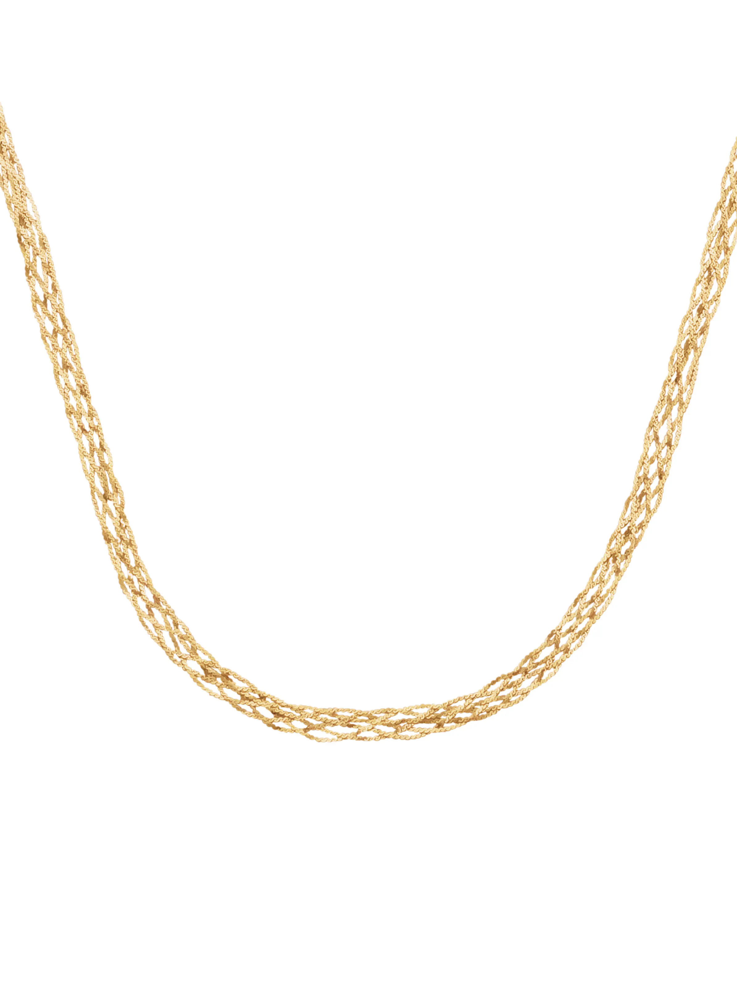 Collier in Gelbgold 375