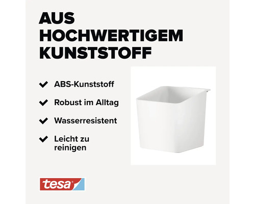 Tesa witte kruidenpotset 70024-00000-00
