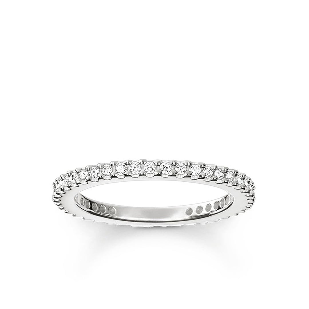 Thomas Sabo Sterling Silver Glam & Soul Eternityring Pavé