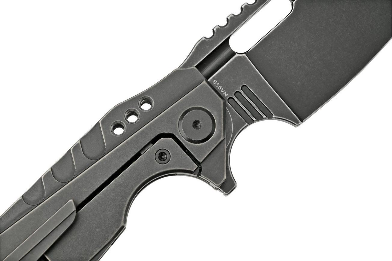 Bestech Shodan BT1910B Black Stonewash zakmes, Todd Knife & Tool design