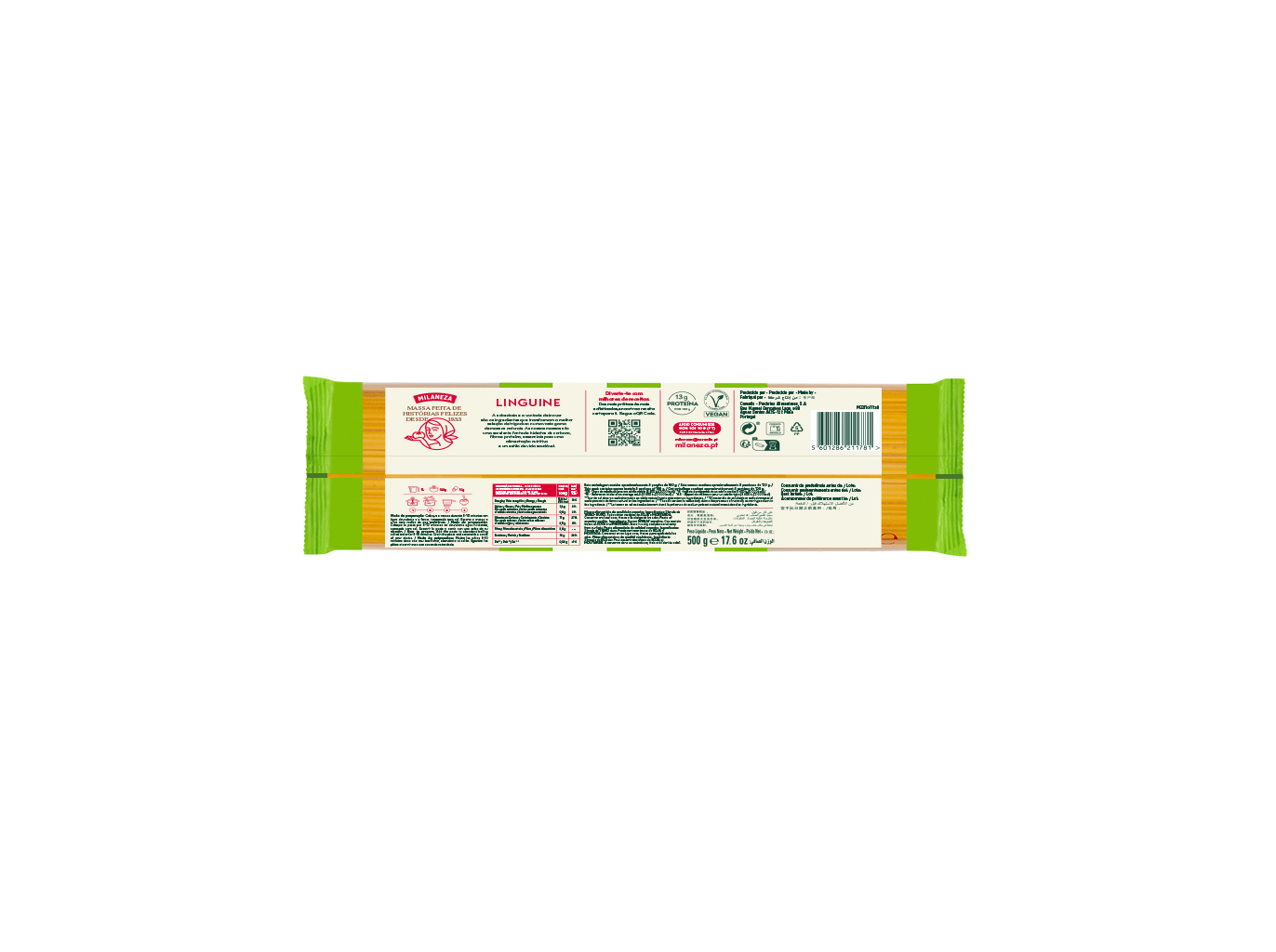 MASSA MILANEZA LINGUINE 500G