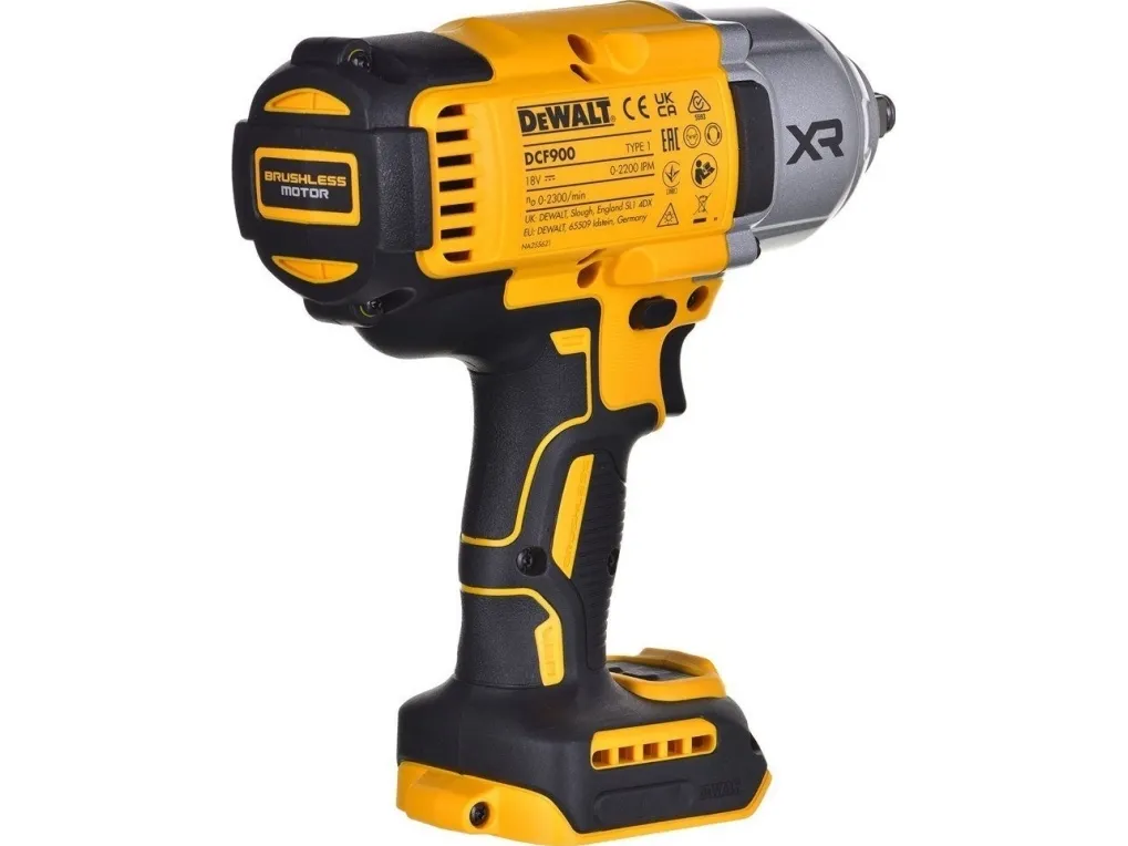 DeWALT DCF900P2T-QW, Momentnøgle, Børstefri, Sort, Gul, 1/2
