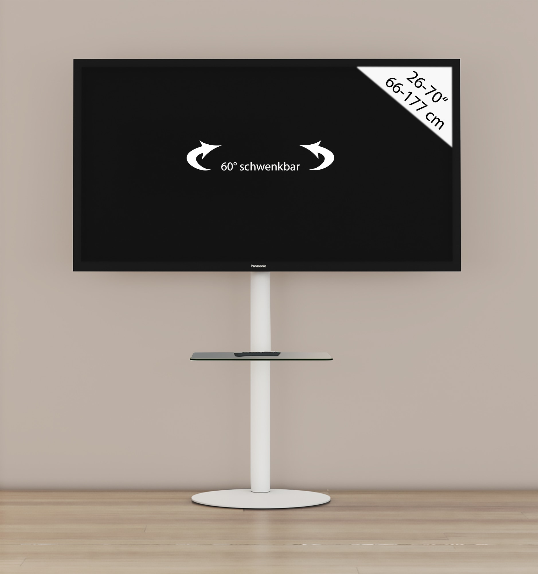 VCM Design Premium TV Standfuß Rack Fernseh Cirla ZW