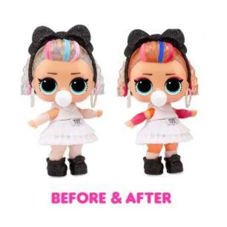 MGA Entertainment L.O.L. Surprise Glitter Color Change Dolls with 7 Surprises, 1 Stück, sortiert