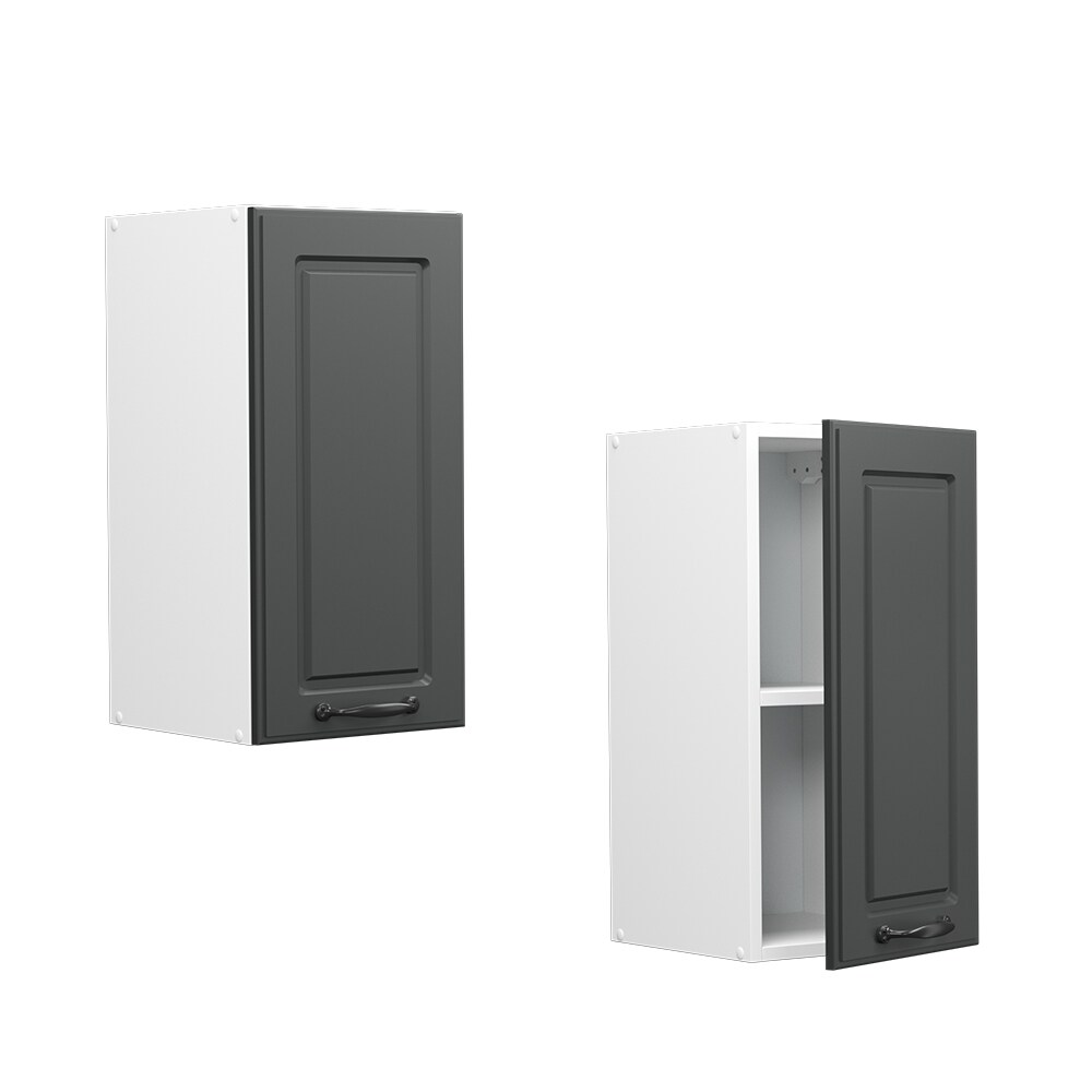 Vicco Hängeschrank Küchenschrank Küchenzeile Landhaus R-Line 30 cm Weiß-Anthrazit