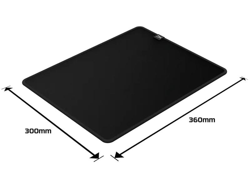 HyperX Gaming-Mausmatte Pulsefire Mat (M) Schwarz Für Langlebigkeit und Präzision optimiertes Gaming-Mauspad
