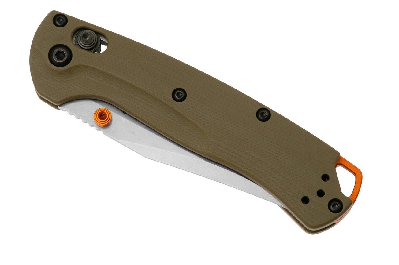 Benchmade Mini Taggedout 15534 CPM-S45VN, OD-Green G10, jachtzakmes