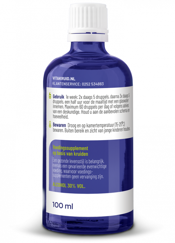 Vitakruid Kaardebol Wortel Tinctuur Extractie Volgens Hab 100 (100 ml)