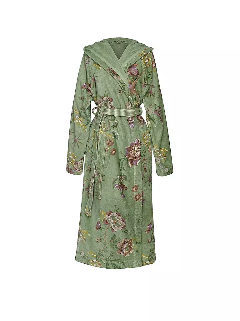 PIP STUDIO Damen Bademantel SECRET GARDEN Green grün