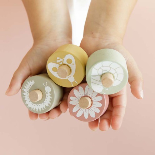 Circuit en bois Rose - LITTLE DUTCH
