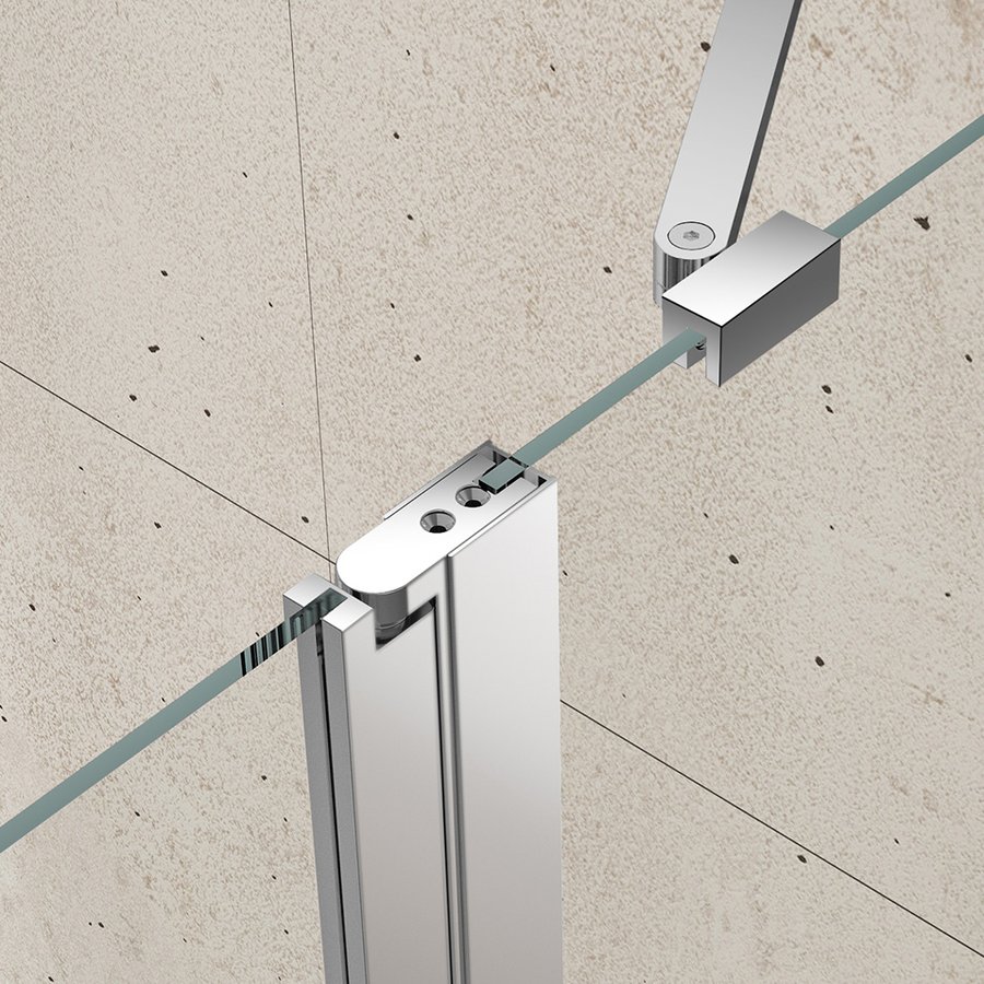 Gelco Loro douchecabine met draaideur 120x120cm chroom