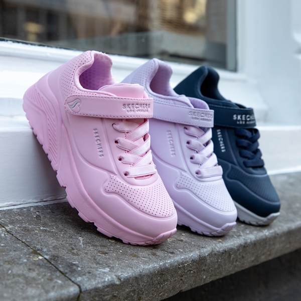 Skechers Uno Lite roze meisjes sneakers