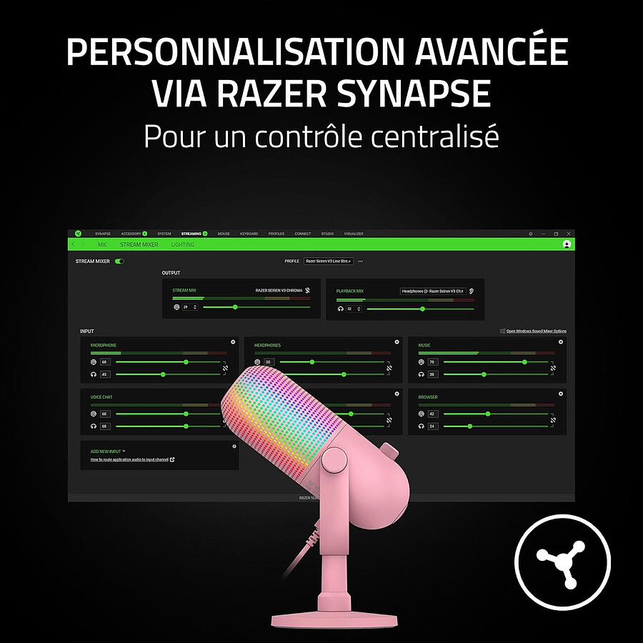 Razer Seiren V3 Chroma - Quartz