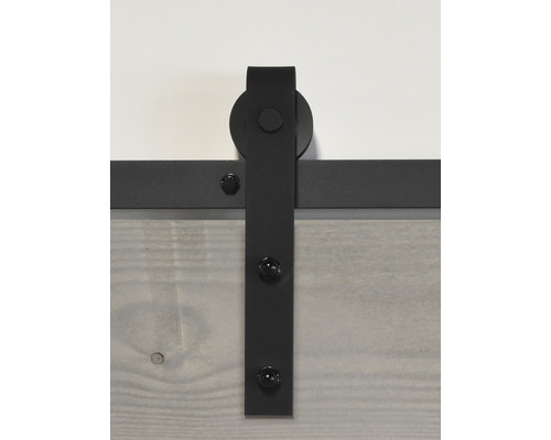 Pertura schuifdeur complete set Yorick Wales Vintage grijs 950x2150 mm incl. looprail met rol, krukset