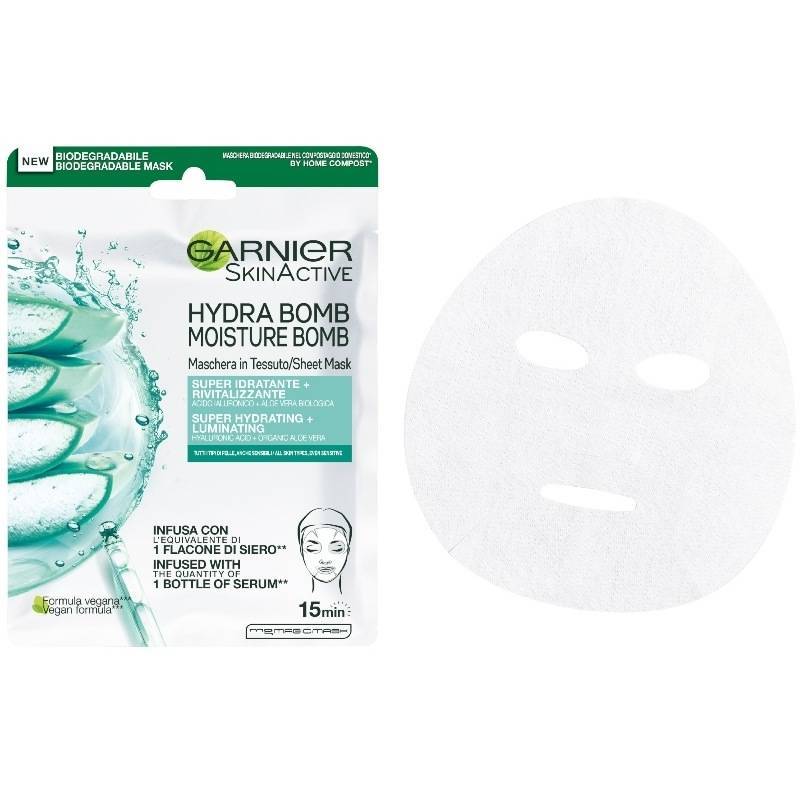 Garnier Skinactive Hydra Bomb Super Hydrating & Revitalizing Aloe Vera Tissue Mask 1 Piece