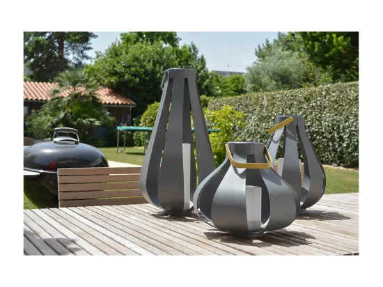 Lanterne solaire Palme h25cm - Orium