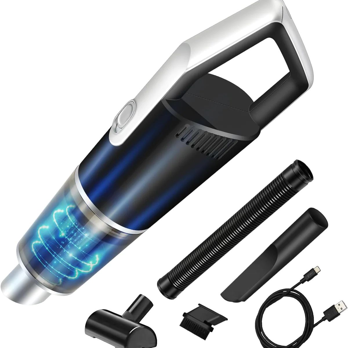Aspirateur de table sans fil rechargeable 8000PA gris noir Vendos85