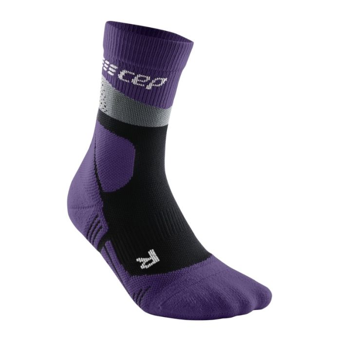 CEP Dame Strømper Max Cushion Hiking Socks Mid-Cut Lilla