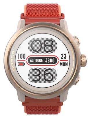Montre GPS Coros Apex 2 Coral - Rouge