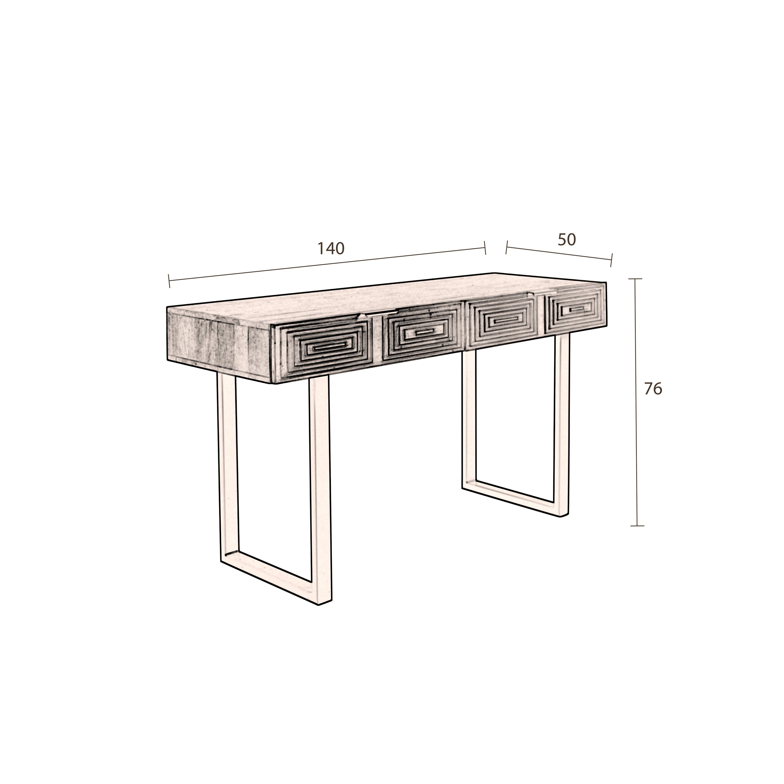 Dutchbone Volan Sidetable