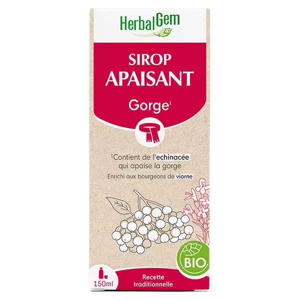Xarope refrescante orgânico Herbalgem 150ml
