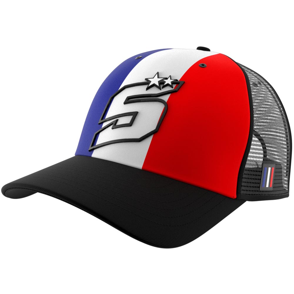 Ixon - Casquette Mesh Johann Zarco 24 Noir / Bleu / Blanc / Rouge