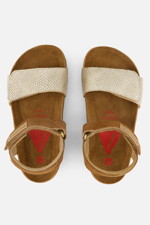 Shoesme Sandalen goud Leer