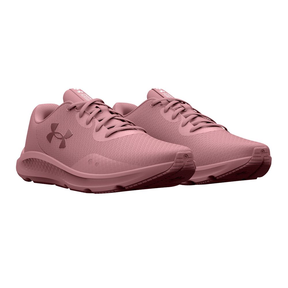 Under Armour UA CHARGED PURSUIT 3 - Chaussures running Femme pink elixir/pink elixir/pink elixir