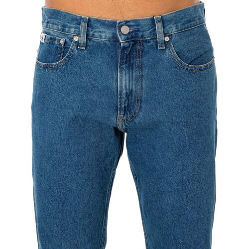 Calvin Klein Jeans - Vaqueros Rectos Auténticos Azul