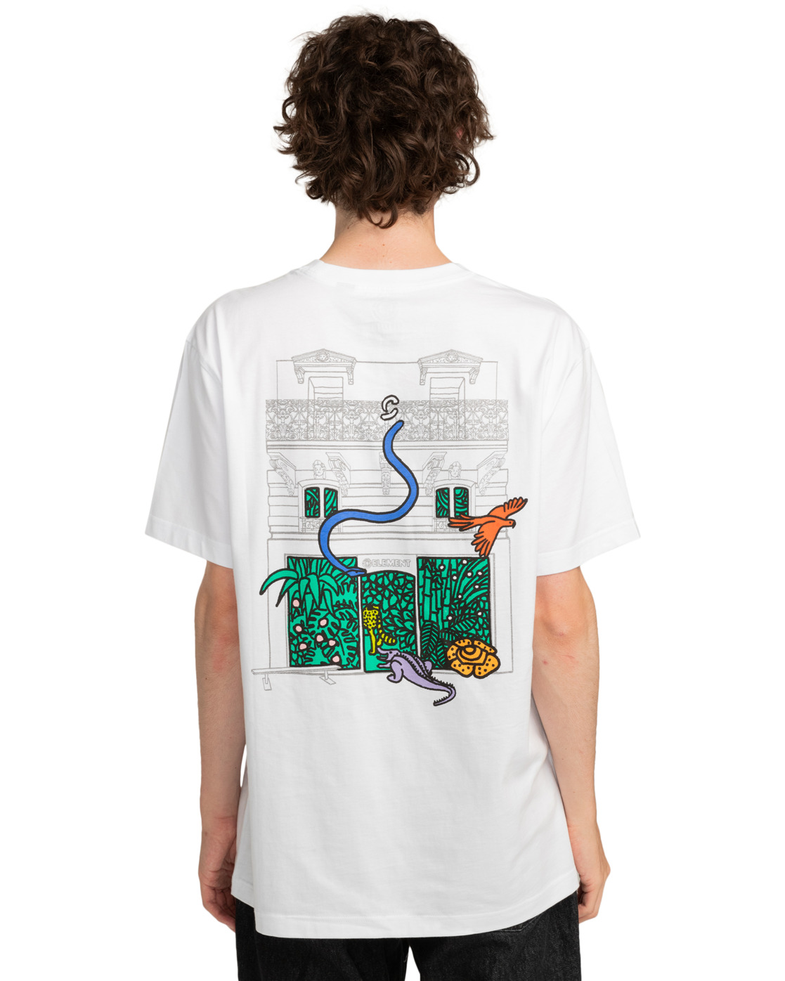 Element Jungle Shop SS Optic White