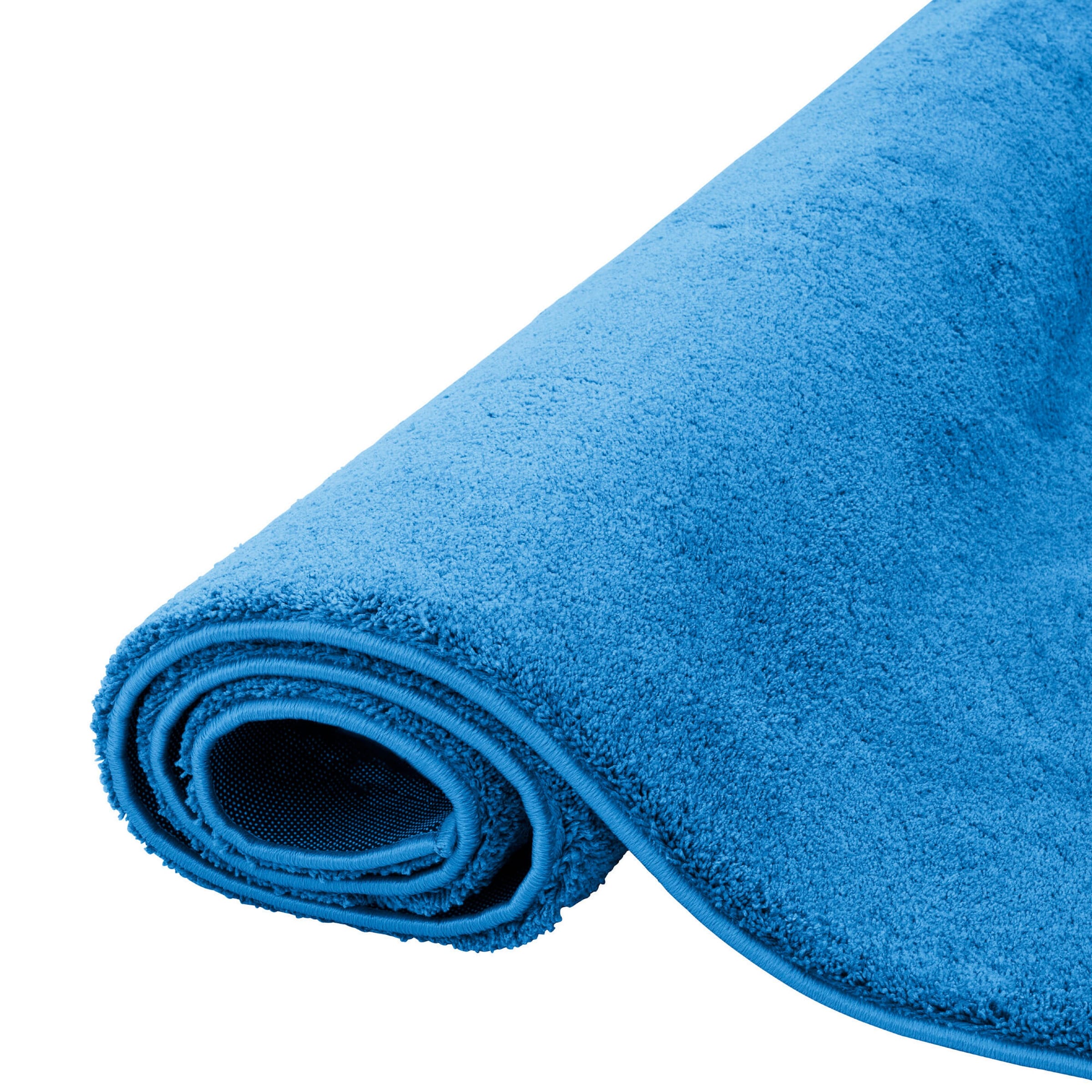 Pergamon Kinderteppich Super Soft Hochflor Silky Kids Blau