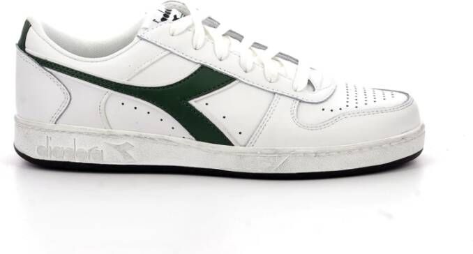 Diadora Magic Basket Low Icona Lage sneakers Leren Sneaker Wit