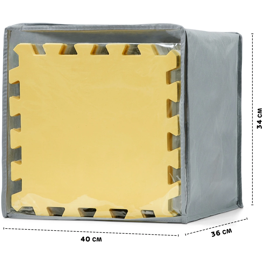 Kinderkraft Luno Schaumstoff Puzzlematte, gelb