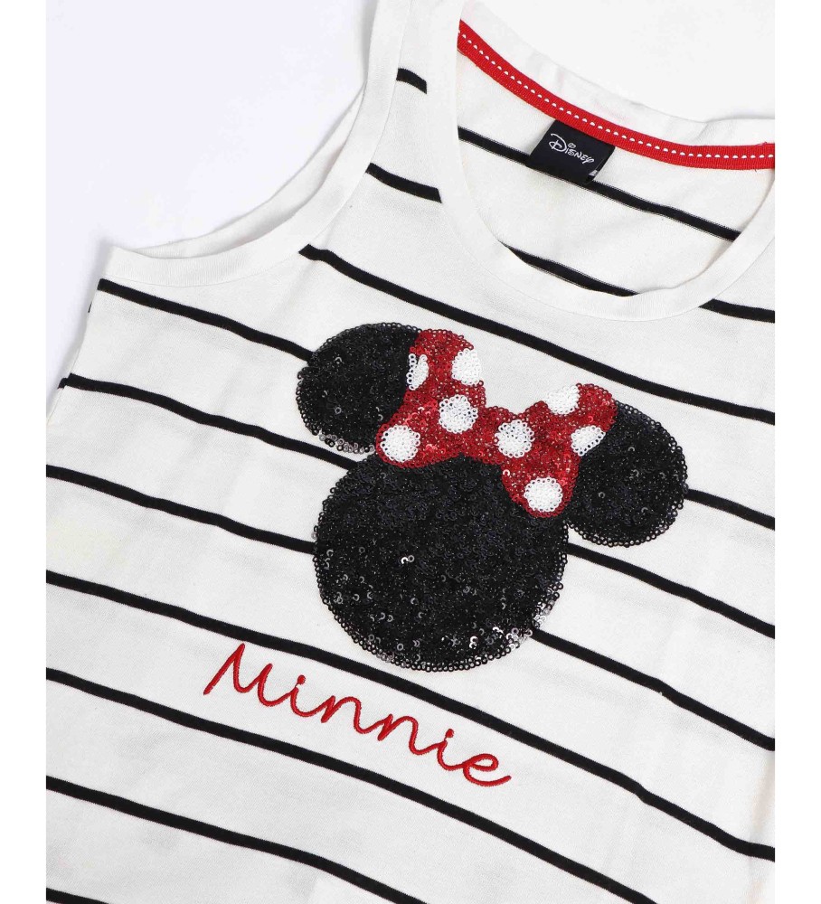 Pijama sem mangas com lantejoulas da Minnie Mouse da Disney