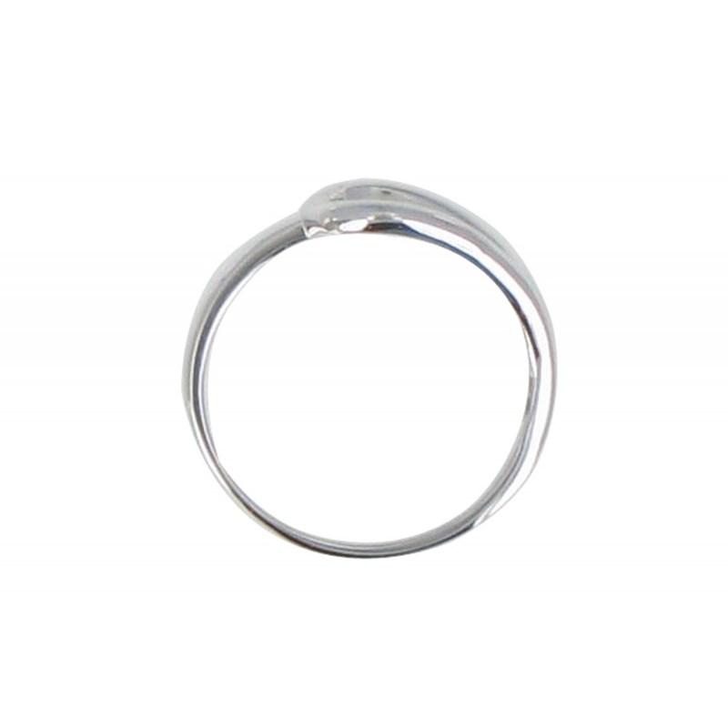 Bague Argent Goutte Evidée