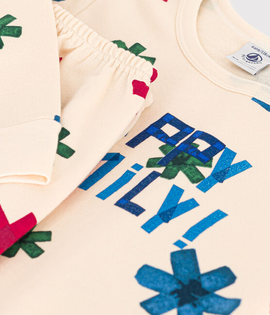 Pyjama imprimé étoile en molleton enfant