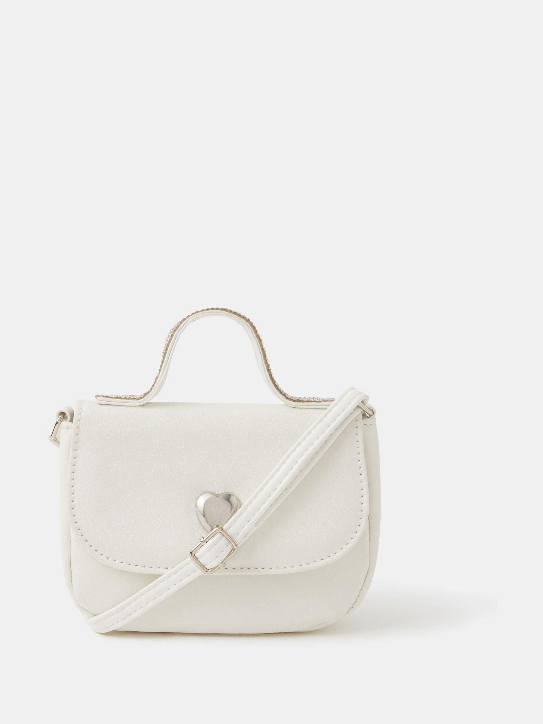 Angels By Accessorize Girls Glitter Handle Cross-Body Bag